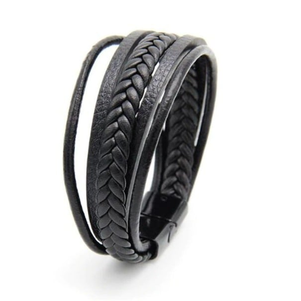 Läderarmband för män H369 3