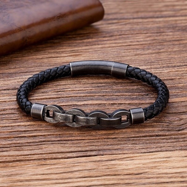 Läderarmband för män H510