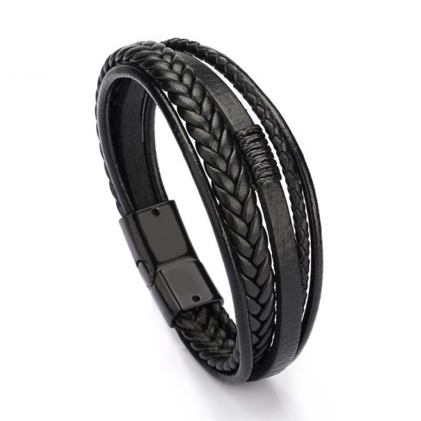 Läderarmband för män H585 4