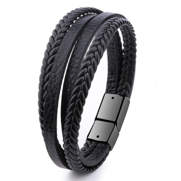 Läderarmband för män H585 7