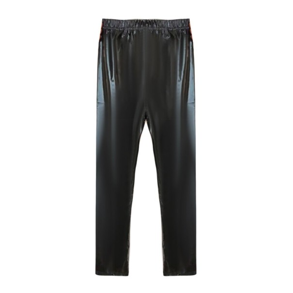 Läderleggings för män L