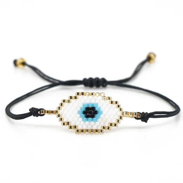 Ladies' Adjustable Bracelet with Beads H571 5