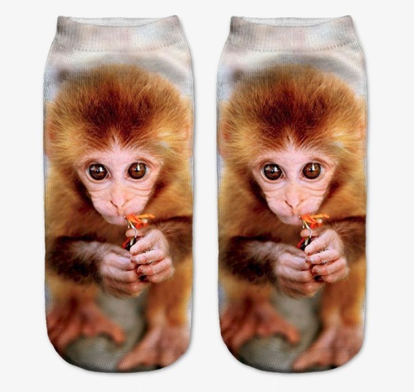 Ladies' Ankle Socks with Animals 1