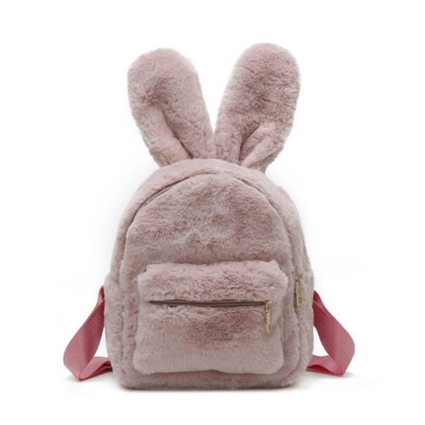 Ladies' Backpack with Ears E873 pink