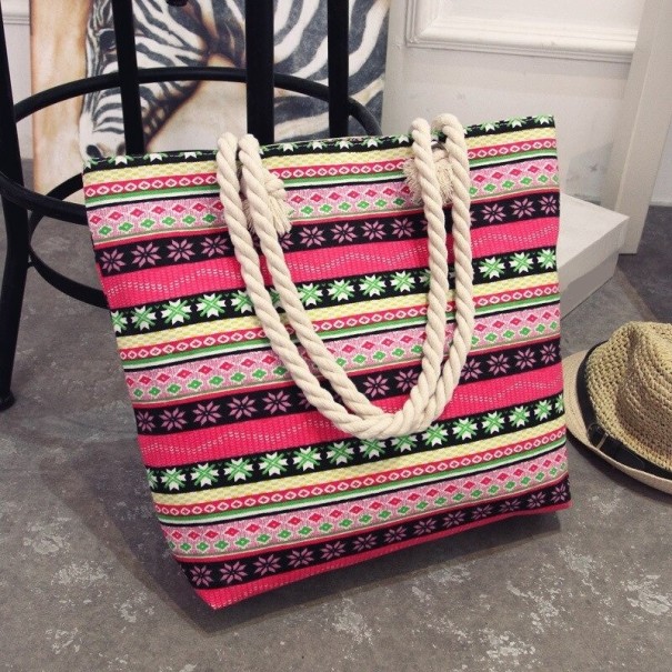 Ladies' Beach Bag dark pink
