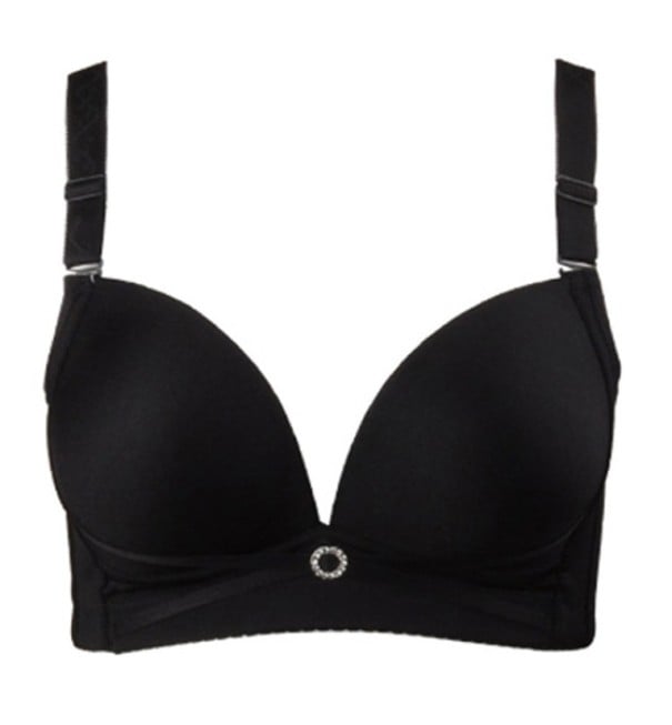 Ladies' Bra with a Deep Neckline black 95D