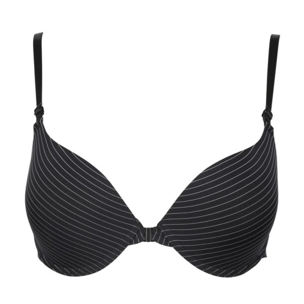 Ladies' Bra with Front Fastening black 85B