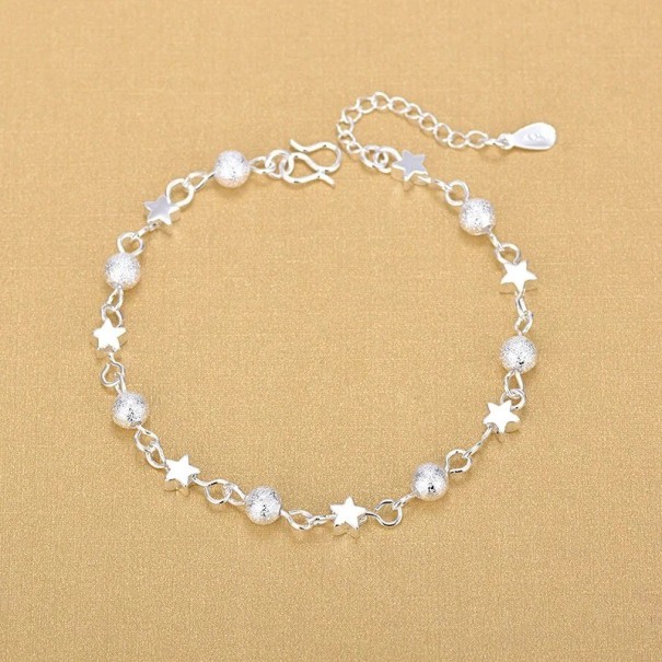 Ladies' Bracelet with Beads and Stars 1