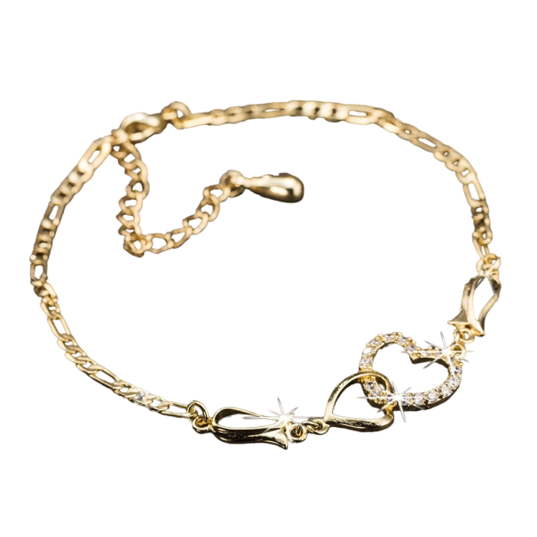 Ladies' Bracelet with Heart gold