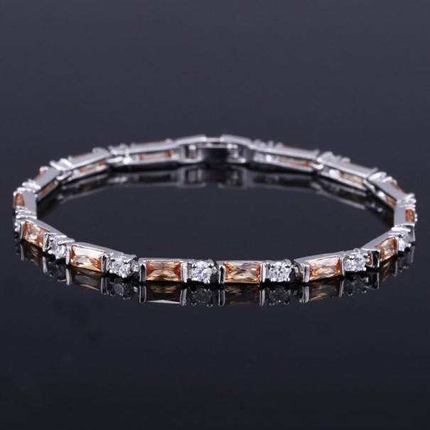 Ladies' Bracelet with Stones P207 beige