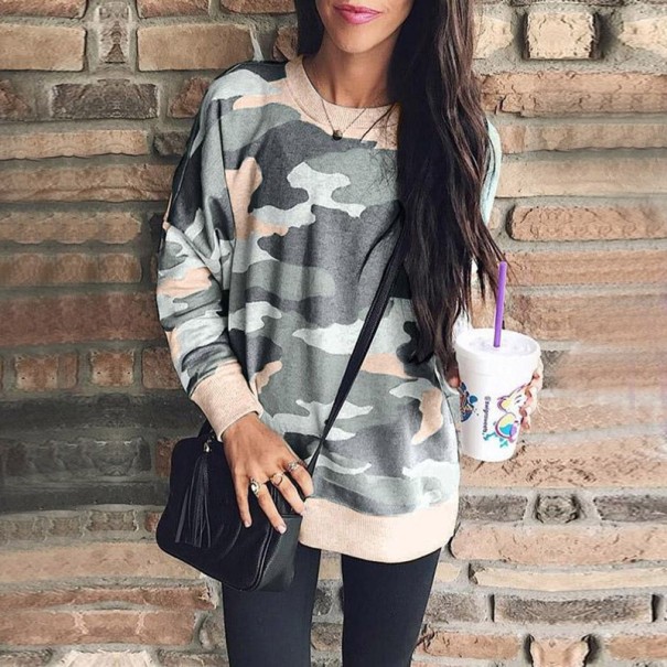 Ladies' Camouflage Jumper L 1