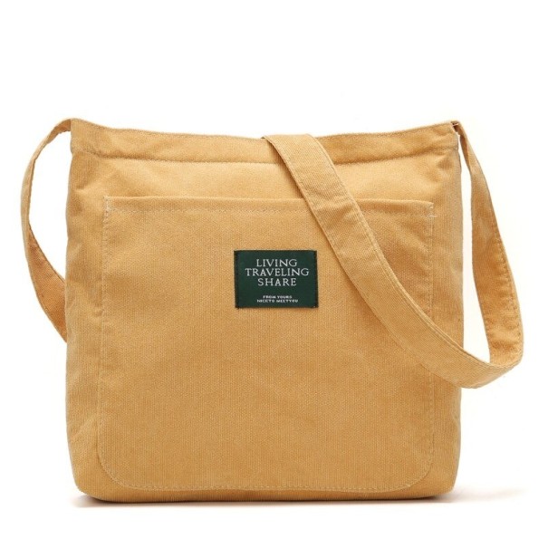 Ladies' Canvas Bag M1086 dark yellow
