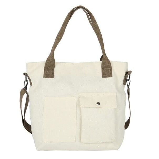 Ladies' Canvas Bag M1187 white