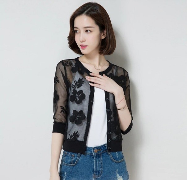 Ladies' Cardigan P1810 black S
