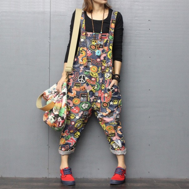 Ladies' Coloured Dungarees 1