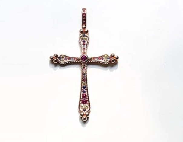 Ladies' Cross Pendant D629 1