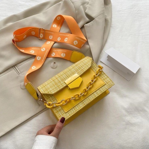 Ladies' Crossbody Bag M759 dark yellow