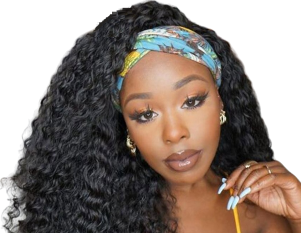 Ladies Curly Wig Made of Real Hair N887 1