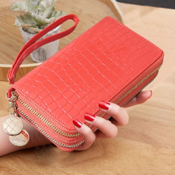 Ladies Double Wallet M224 salmon