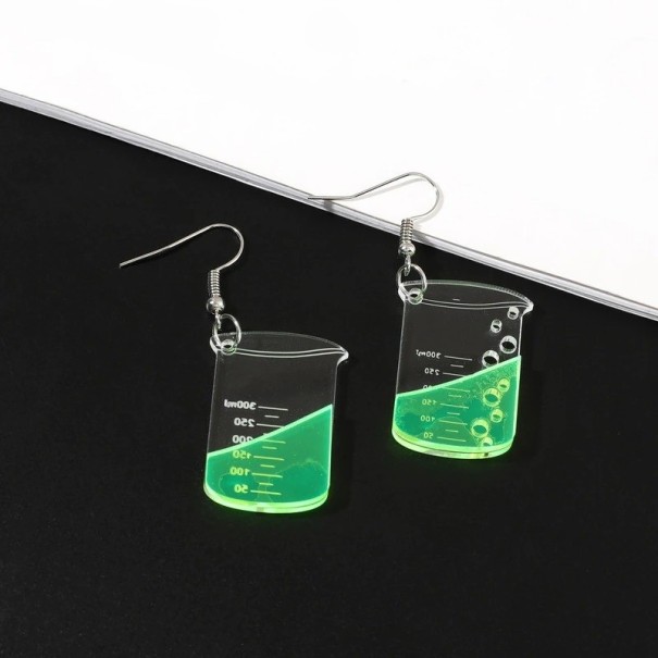 Ladies' Drop Earrings Balls green