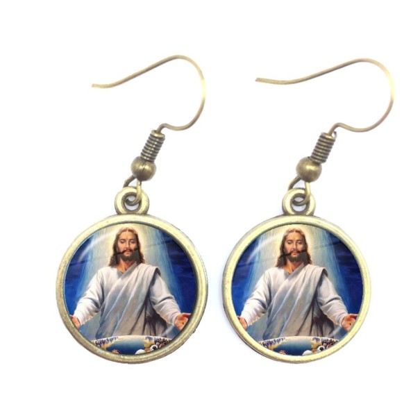 Ladies' Drop Earrings G1276 bronze 9