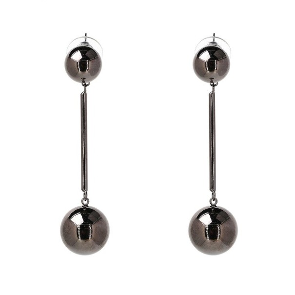 Ladies' Drop Earrings G537 black