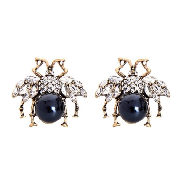 Ladies' Drop Earrings with a Bee 1