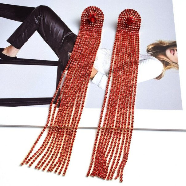 Ladies' Drop Earrings with Zirconia G1447 7