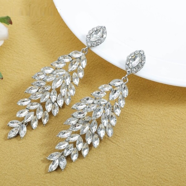 Ladies' Drop Earrings with Zirconia G617 7