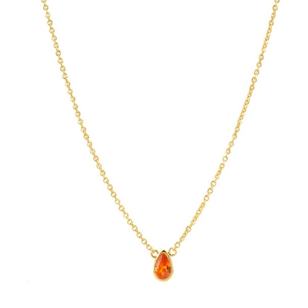 Ladies' Drop Necklace orange