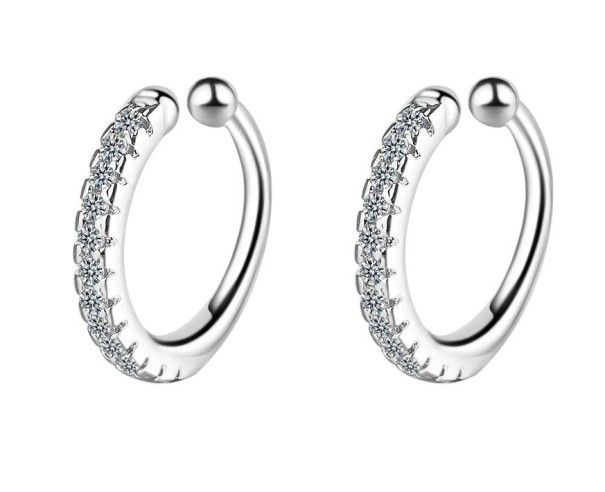 Ladies' Ear Cuffs with Zirconia 1