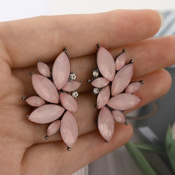 Ladies' Earrings with Crystals G746 10