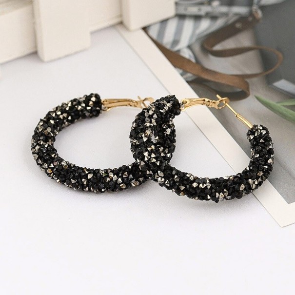 Ladies' Earrings with Crystals G746 2