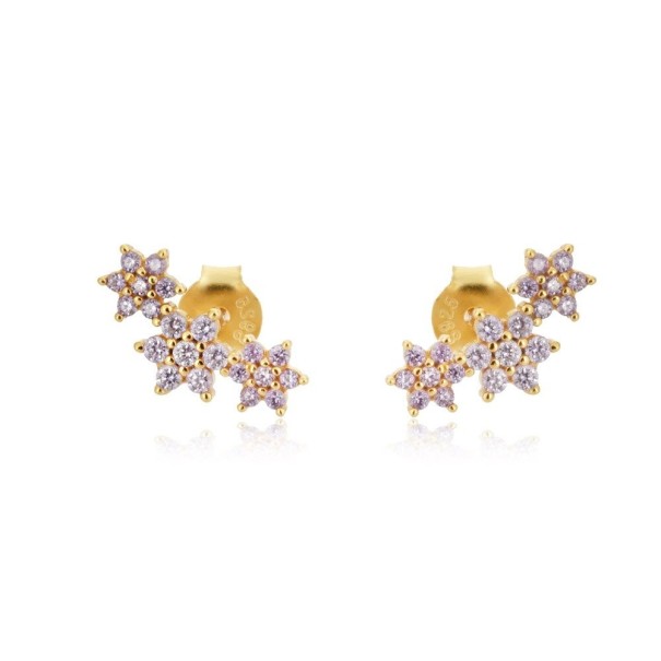 Ladies' Earrings with Crystals G935 4