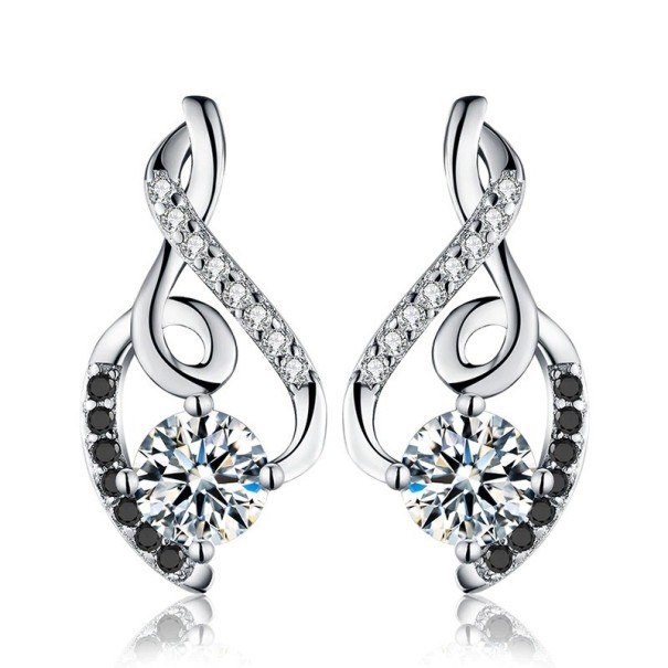 Ladies' Earrings with Stones R104 1