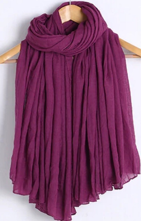 Ladies' Elegant Scarf J3271 magenta
