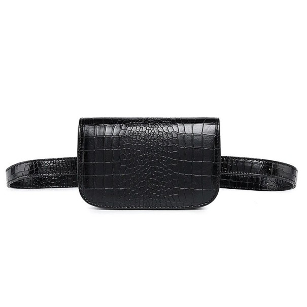 Ladies' Fanny Pack with Crocodile Skin Pattern 1