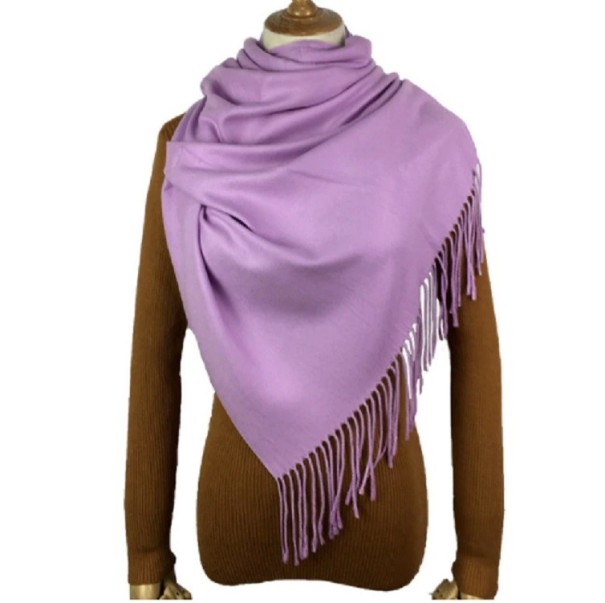 Ladies' Fashion Cashmere Scarf J3253 magenta