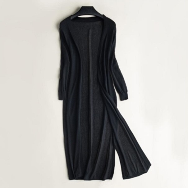 Ladies' Fine Cardigan black M
