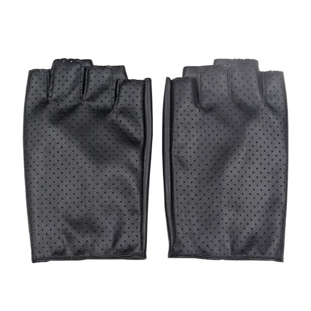 Ladies' Fingerless Gloves with Perforations 2