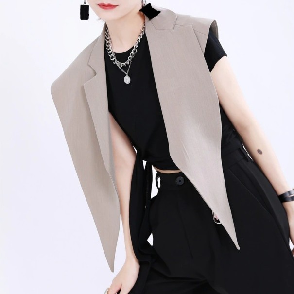 Ladies' Gilet P1530 grey