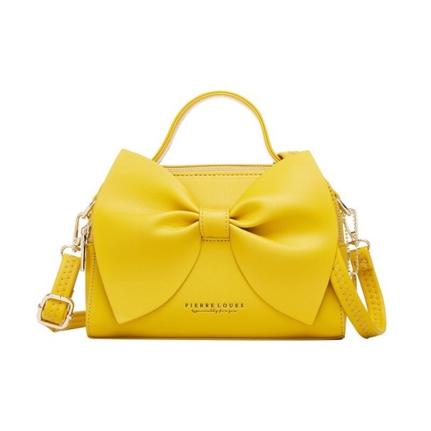 Ladies' Handbag with Bow yellow
