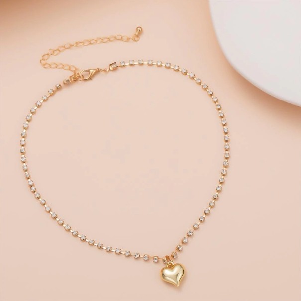 Ladies' Heart Necklace A1920 gold