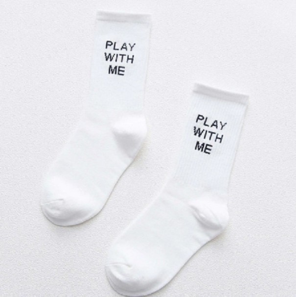 Ladies' High Socks white