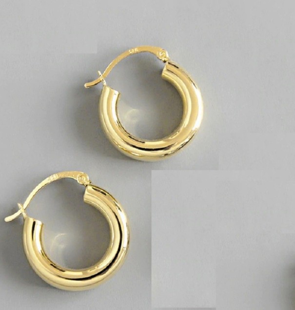 Ladies' Hoop Earrings R59 gold