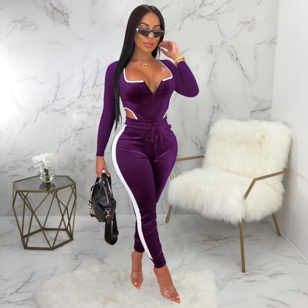 Ladies' Jumpsuit purple S