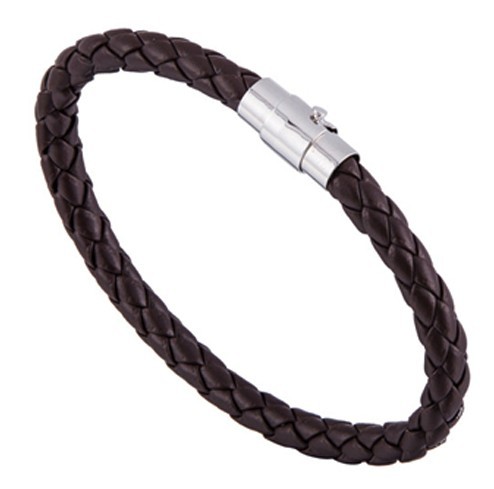 Ladies' Knitted Bracelet J3128 brown