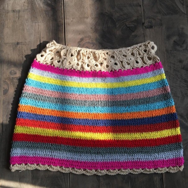 Ladies' Knitted Mini Skirt P911 4
