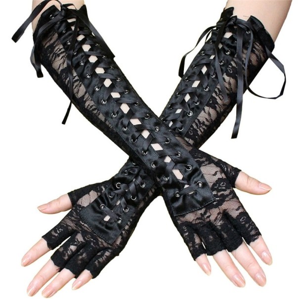 Ladies' Lace-Up Gloves 1