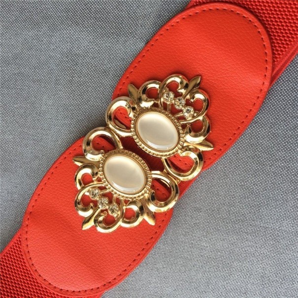 Ladies' Leather Belt L43 red